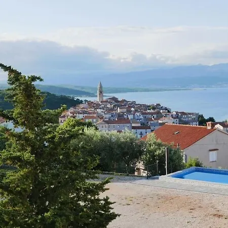 Appartement Visnja 1 - With Private Pool And Seaview Vrbnik (Primorje-Gorski Kotar)